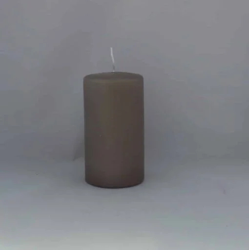 graue Kerzenqualität Blockkerze 7 x 10 Zentimeter