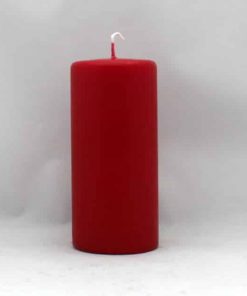 rote Kerze 7 x 15 Zentimeter