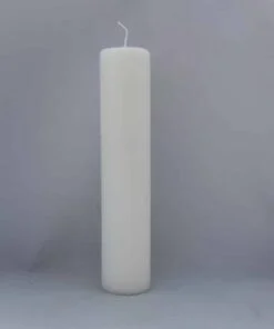 stearinlys til piet hein gulv lysestager hvide 25 centimeter høje og diameter 5 centimeter