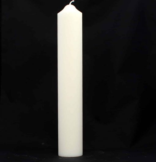 hvid stearinlys til piet hein lysestager 100% ren stearin diameter 5 centimeter højde 30 centimeter