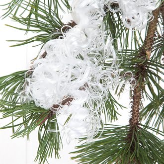 Feenhaar Engelshaar weiß für Weihnachtsbaum und Weihnachtsdekoration