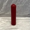 rød stearinlys 4 x 18 cm. passer til fyrfads lysestage og som adventslys