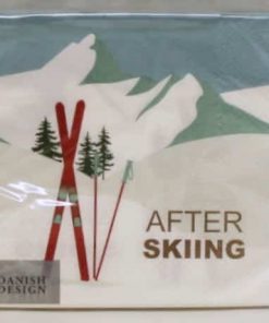 servietter med after skiing tema 20 stk. frokostservietter