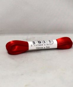 rød silkebånd 1 centimeter bred til billig lavpris