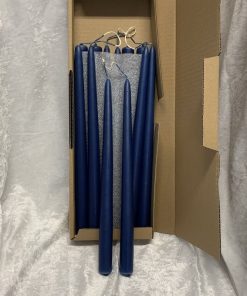 blaue 30 cm handgetauchte gewöhnliche Kerzen für Leuchter