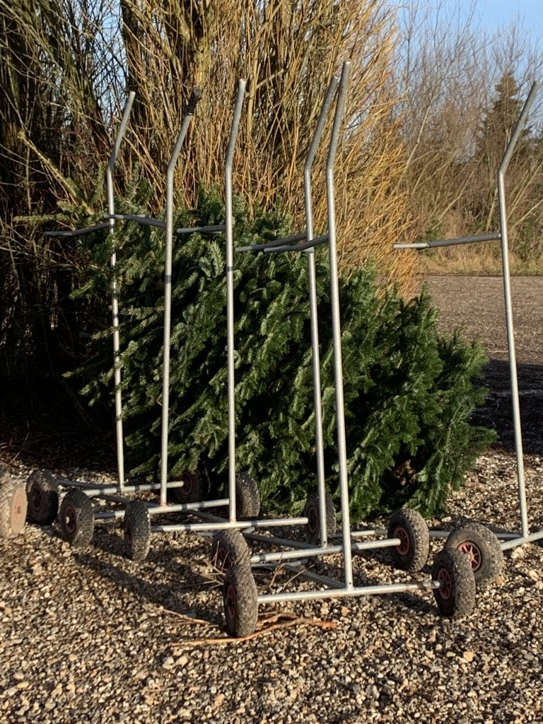 vogn til at transportere juletræ