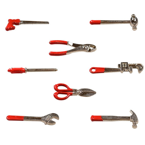 eksklusiv værktøj til nisser med 8 forskellige slags i metal