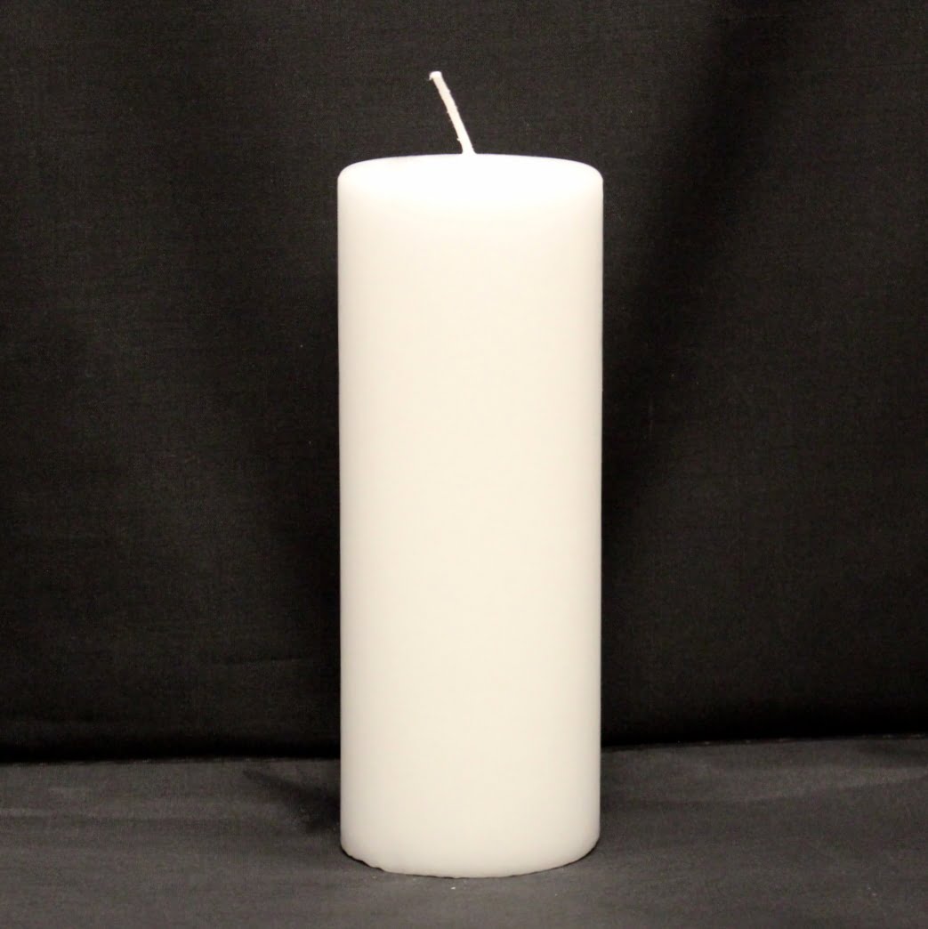 hvid bloklys 7 x 18 centimeter billige stearinlys til jul og fest