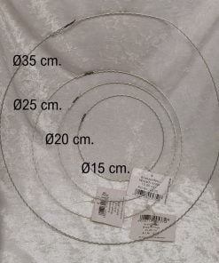 billede med fire metalringe med forskellige diameter