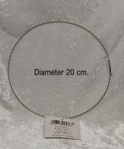 metalring ruflet kransringe med diameter på 20 centimeter til dekorationer