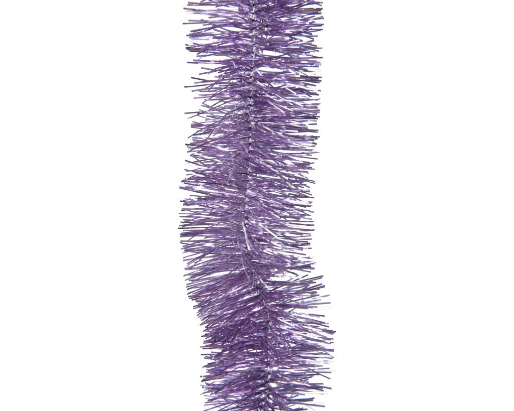 Kristallviolette Lametta-Girlande ø7 und 270 Zentimeter lang