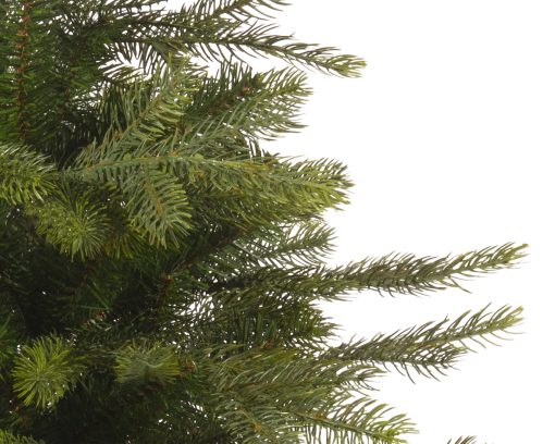 kunstigt juletræ diameter 51 centimeter med bløde naturtro grangrene