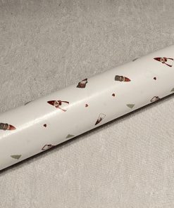 weißes Geschenkpapier für Weihnachtsgeschenke, 5 Meter und 7o Zentimeter breit
